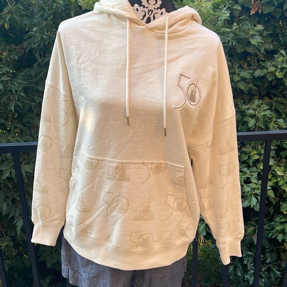 Disney World 50th Anniversary Cream Hoodie